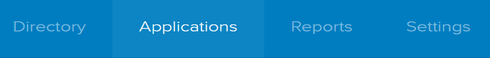 Application button in Okta
