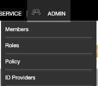 The ADMIN menu